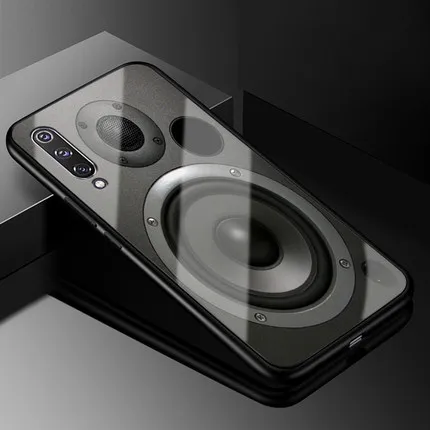 Чехол из закаленного стекла для Xiaomi Mi 9, чехол-накладка, мягкая силиконовая рамка, Жесткий Чехол для Xiaomi Mi 9, чехол s Coque shell - Цвет: A4