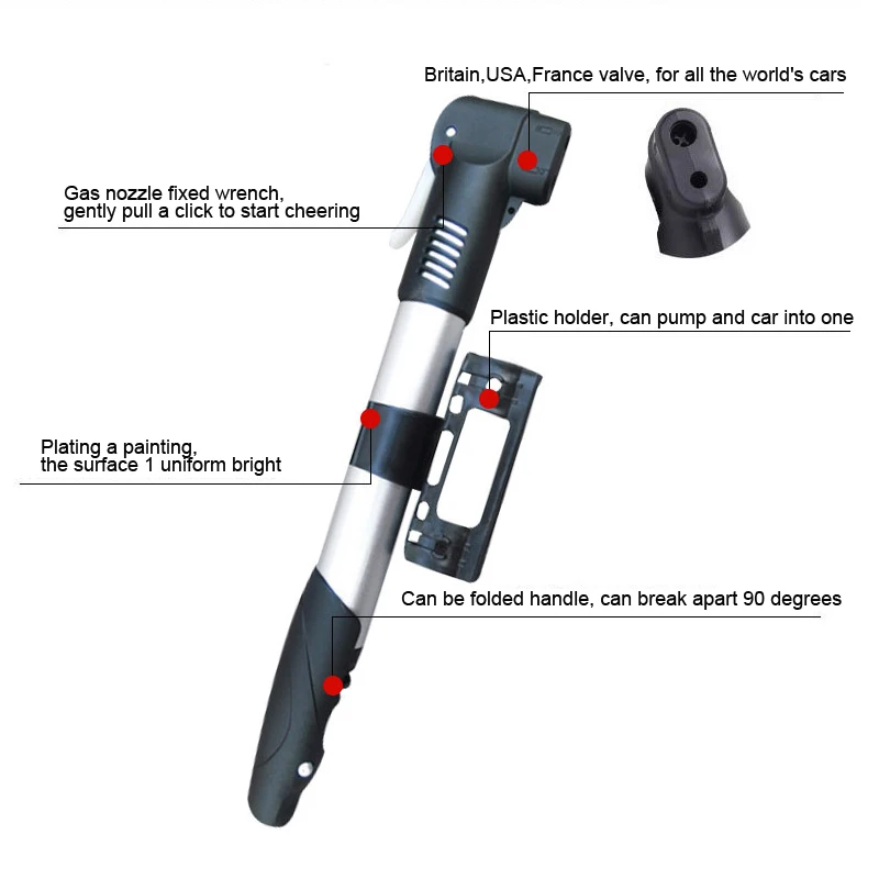 High Pressure Water Air Valve Pump Mini Needle Adapt For Bike Training