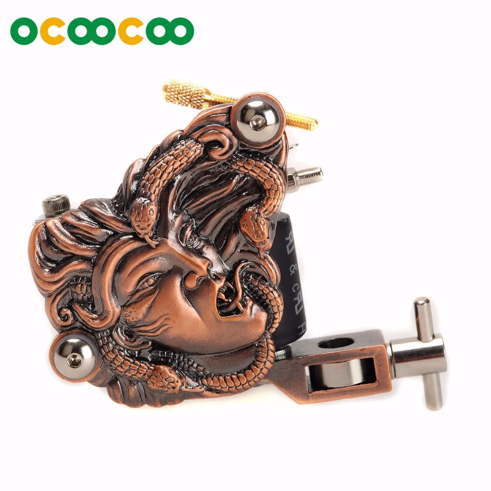 K500 Snake Witch Tattoo Machine Gun Перманентный макияж Лайнер тату машинка для растушевывания татуировка машина-Фиолетовый Бронзовый