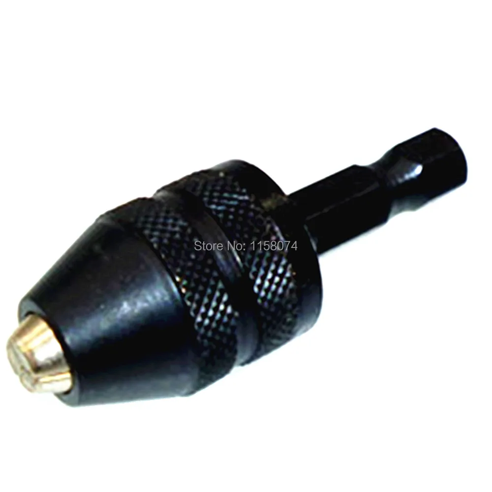 

Keyless Chuck 1/4" Hex Shank Cordless Screwdriver Impact Drivers Keyless Electric Drill Chuck Screwdriver Driver Adaptor 0.3-3mm