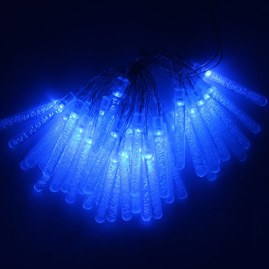

HANMIAO 4PCS/LOT LED String Lights Bubble Tube 7.5cm LED Garland on Batteries Christmas Party Wedding LED Lights Decoration 07