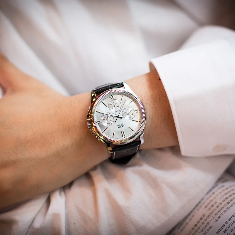 Casio Часы Указатель серии кварцевые мужские часы MTP-1375L-7A