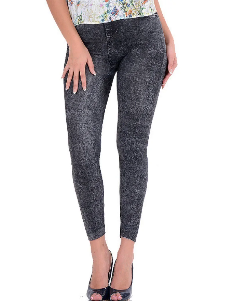Весна Осень Новые Модные обтягивающие тонкие с высокой эластичной талией потертые джинсы леггинсы узкие брюки джинсовые леггинсы для женщин