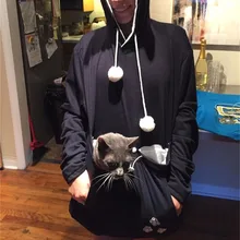 3 цвета, переносная Толстовка для питомца, собаки, кошки, переноски, Повседневная Толстовка для домашних животных, кошек, собак, влюбленных, толстовки с кенгуру, животным, сумка для объятий, передний карман