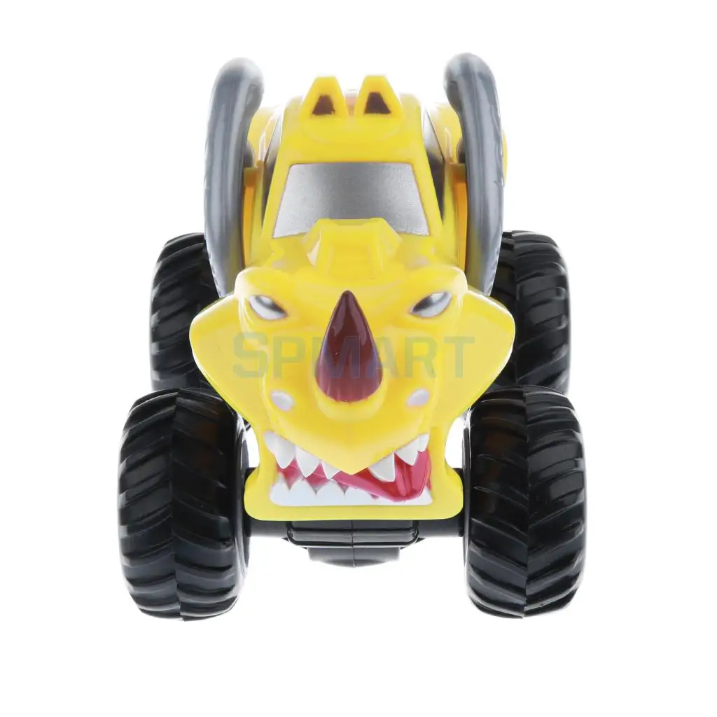 Pull Back Monster Truck Friction Powered Car Toys Gifts for Kids Boys Girls (Random)