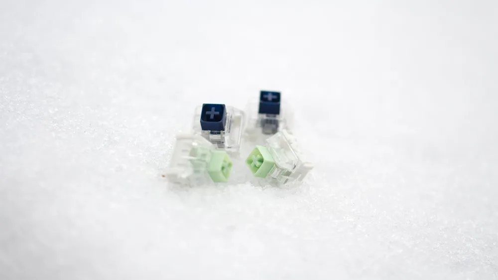 Новые NOVELKEYS X KAILH BOX толстые клики темно-синий нефрит rgb smd swithes