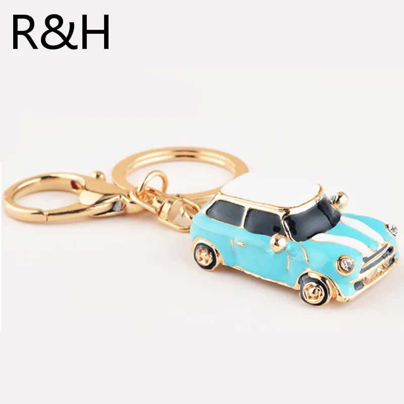 Jewelry 2017 High quality Rhinestone Car Jewelry keychain women key holder chain ring car