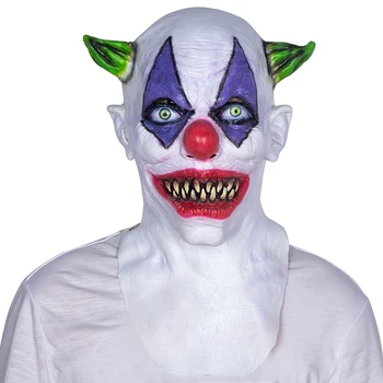 

Creepy Evil Scary Halloween Clown Mask Horror Giggles Clown Mask For Carnival Cosplay