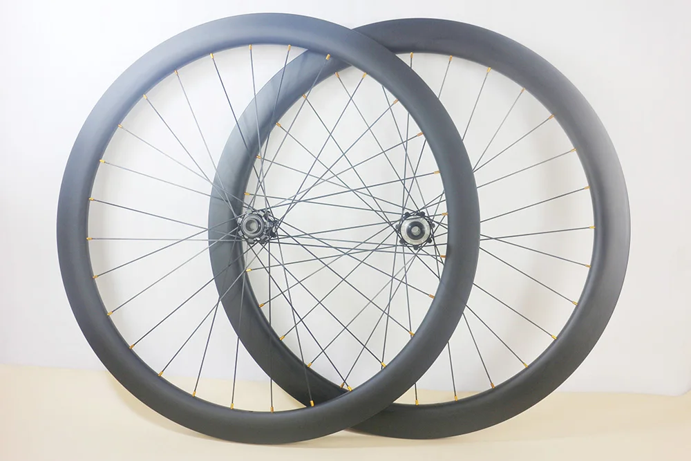 700C 45mm 50mm Clincher Tubuar Tubeless cyclocross wheelset 15mm 12mm TA Thru Axle center lock Disc carbon road bike wheel