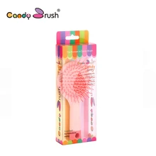 Кисть для конфет новая круглая щетка для волос с зеркалом расческа для волос дорожная портативная ручка для переноски конфетного цвета щетка для распрямления волос