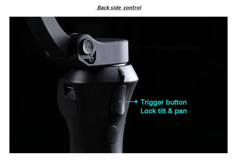 Atom 3-Axis Foldable Pocket-Sized Handheld Gimbal Selfie phone Stabilizer for iPhone Samsung GoPro&Wireless Charging PK Smooth 4 (7)