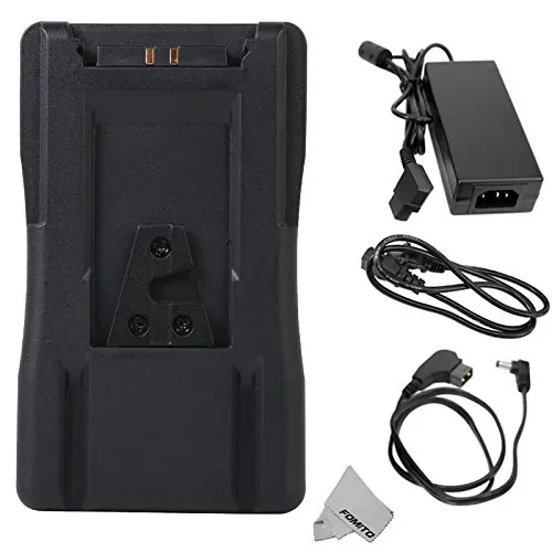 

Fomito DBK BP110 V Mount Battery & Charger for Blackmagic Sony Video Camcorder, LED Video Light + DC -D-Tap Power Supply Cable