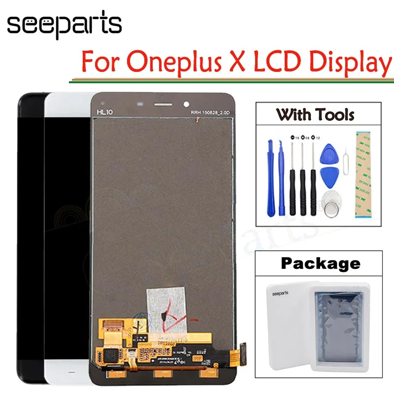 Oneplus X LCD Display Touch Screen Sensor 100% Tested New Digitizer Replacement For 5.0 inches LCD One Plus X E1003 LCD Screen Oneplus X LCD Display Touch Screen Sensor 100% Tested New Digitizer Replacement For 5.0 inches LCD One Plus X E1003 LCD Screen
