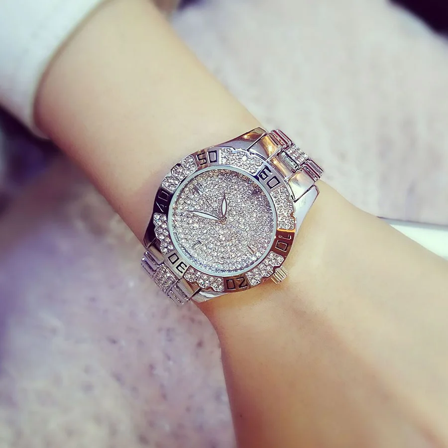 

Luxury Women Watches Diamond Top Brand Elegant Dress Quartz Watches Ladies Rhinestone Wristwatch Relogios Femininos ZDJ64
