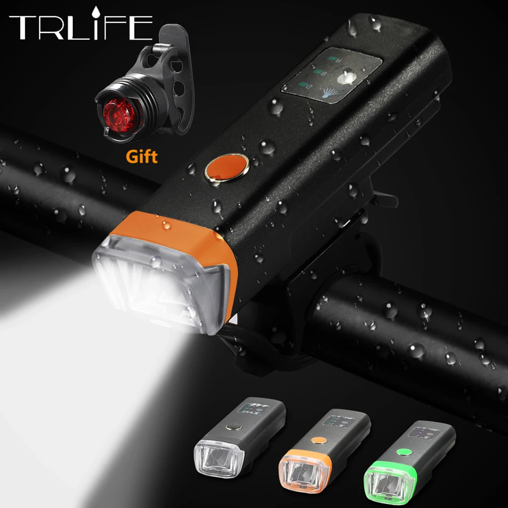 10000 لومينز الدراجة الجبهة ضوء التعريفي إضاءة دراجة هوائية المدمج في 2000 mAh USB شحن الدراجات IPX6 للماء الشعلة الدراجة كشافات