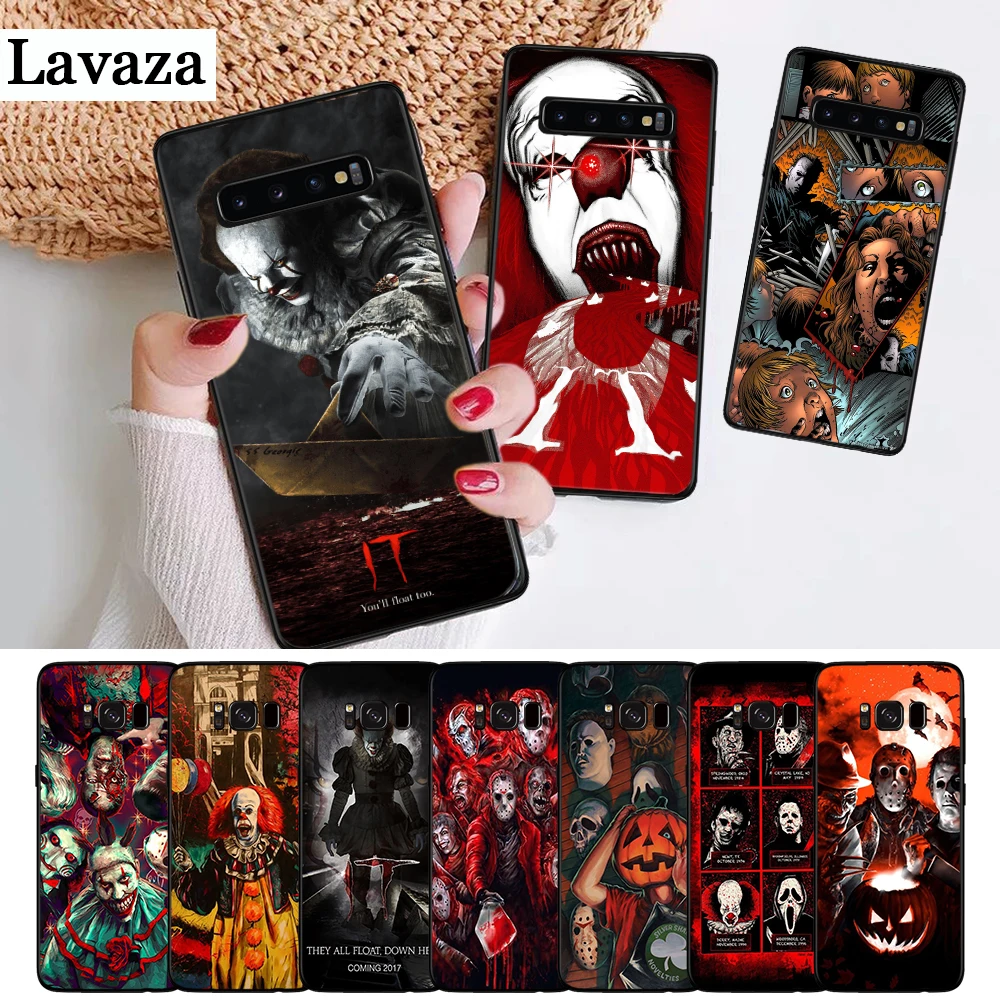 

Lavaza Pennywise The Clown Horror Coque Silicone Case for Samsung S6 Edge S7 S8 Plus S9 S10 S10e Note 8 9 M10 M20 M30