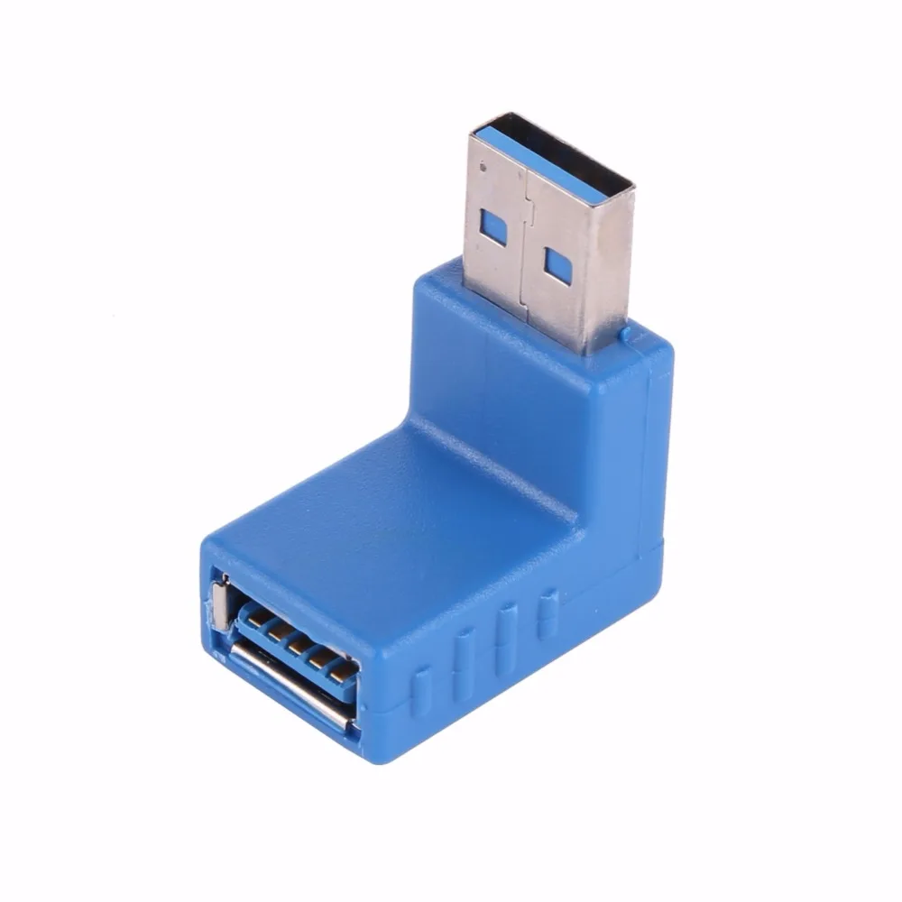 USB 3,0 адаптер преобразователя L форма мужчин и женщин 90 градусов заглушка вверх вниз дизайн для портативных ПК