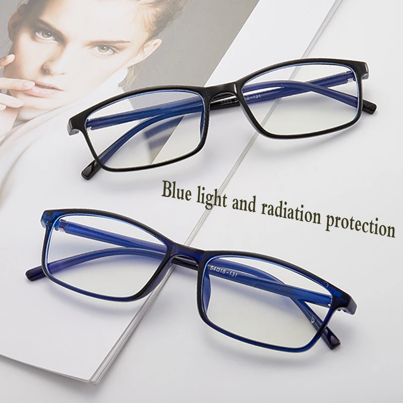 Оправа для очков для женщин, прозрачные линзы, оправа для очков, Ретро стиль, колледж, ветрозащитные, синий светильник, компьютерные очки