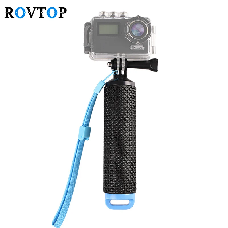 

Rovtop Waterproof Floating Hand Grip For GoPro Camera Hero 7 6 5 4 3+ 2 Water Sport Action Cameras Handler Mount accessories