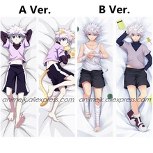 Аниме JK Hunter x Hunter Killua Zoldyck; сапожки в стиле мужской Dakimakura тела подушку Чехол Hug Наволочка Чехол домашнего декора кровати