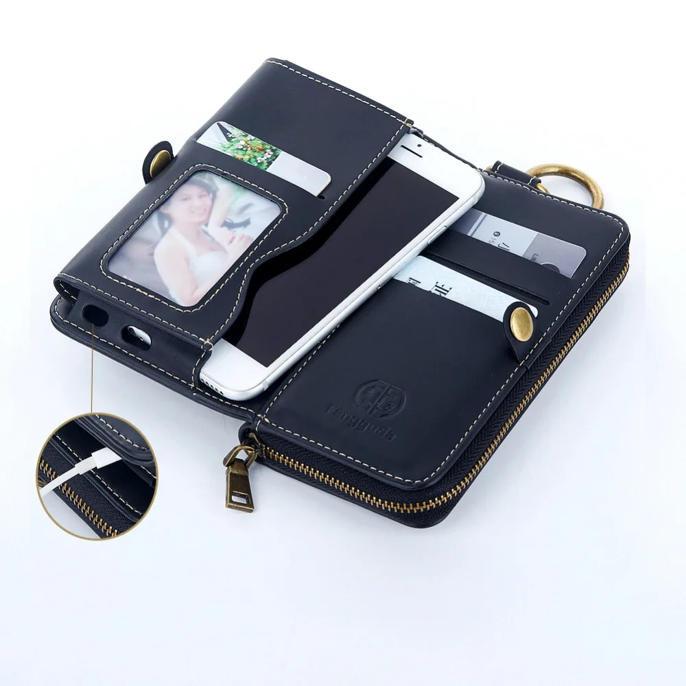 Универсальный кошелек из искусственной кожи для Yotaphone 2, чехол на молнии для huawei P8 P9 Lite P10 Honor 8, чехол, бизнес-держатель для карт, чехлы для телефонов
