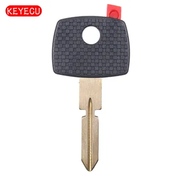 

Keyecu Replacement Transponder Key Shell Case Fob for Mercedes Benz HU39 Uncut W/O Logo