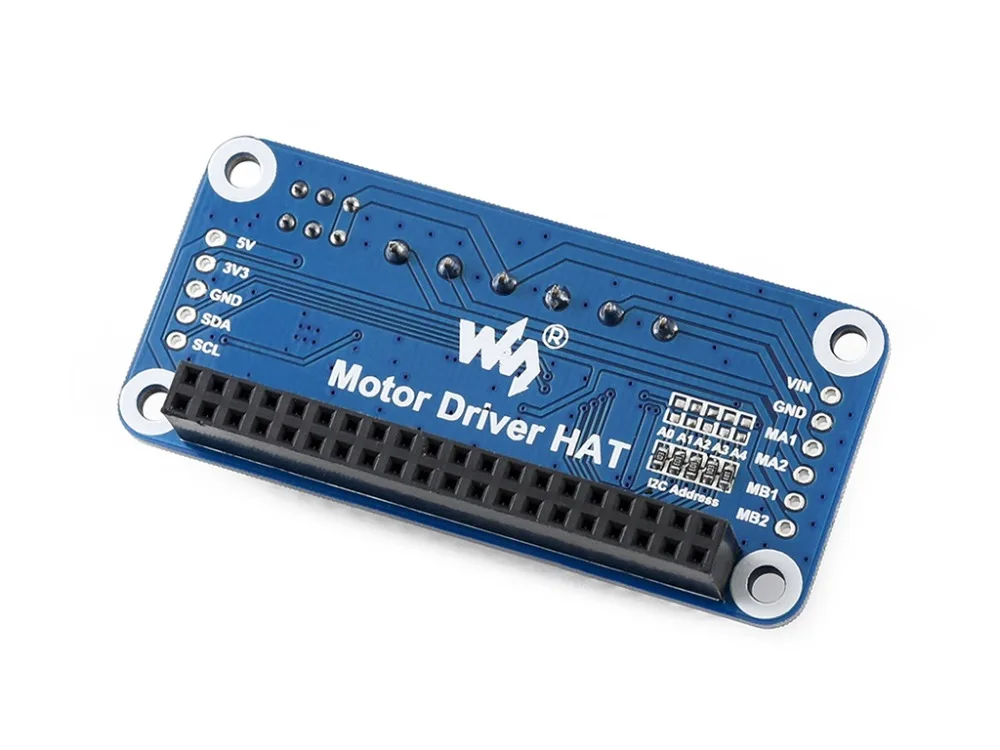 Шляпа водителя Waveshare для Raspberry Pi Zero/Zero W/Zero WH/2B/3B/3B + с интерфейсом I2C новые продукты