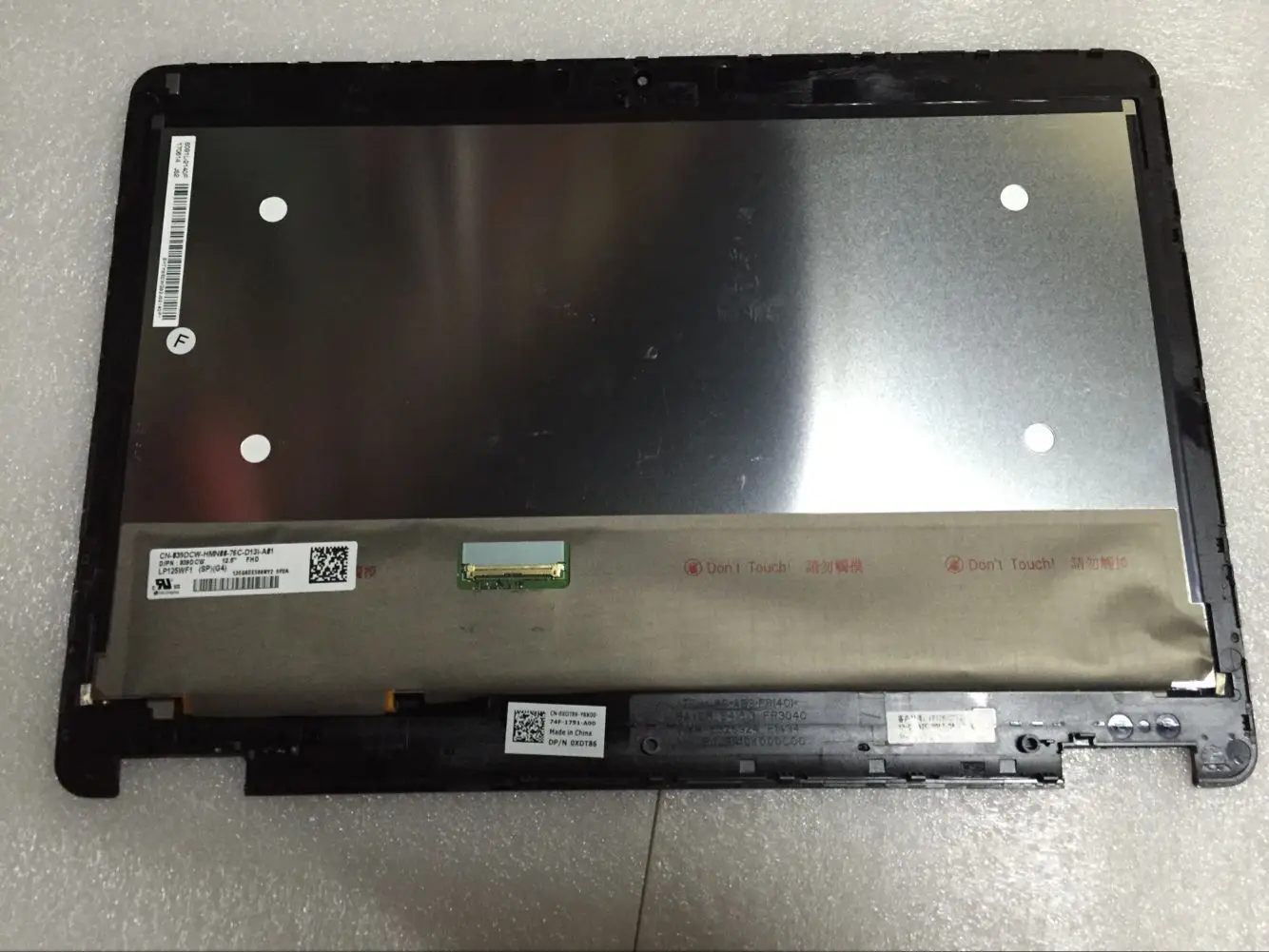 

12.5"LCD Touch Screen Assembly For Dell Latitude E7270 FHD 02K2J9