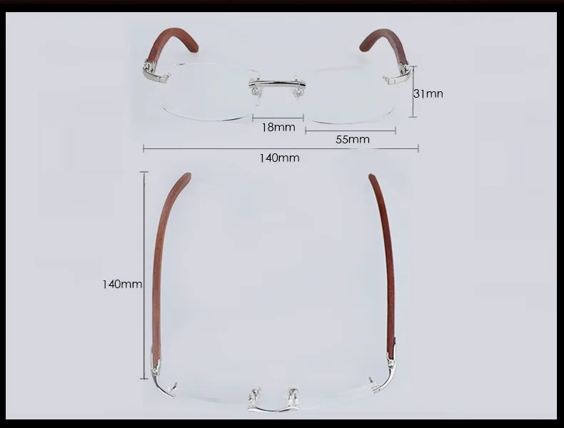 Оправы, деревянные Золотые очки, оправа, мужской светильник, оптическая оправа, оправы для очков, фирменный дизайн, очки для близорукости по рецепту