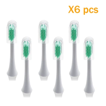 

6PCS Replacement Toothbrush heads for Xiaomi Mijia SOOCARE X1 X3 sonic PP Healthy W-shaped Brush Head for SOOCAS X3 X1 X5