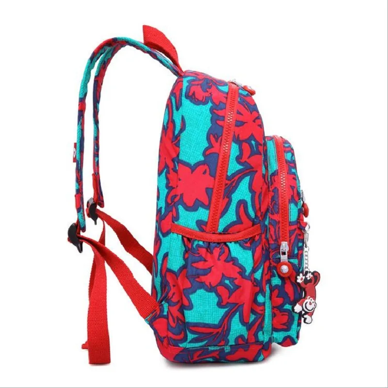  TEGAOTE Floral Mini Small Backpack for Teenage Girls Feminine Backpack Casual Kipled Nylon Backpack - 32822442943