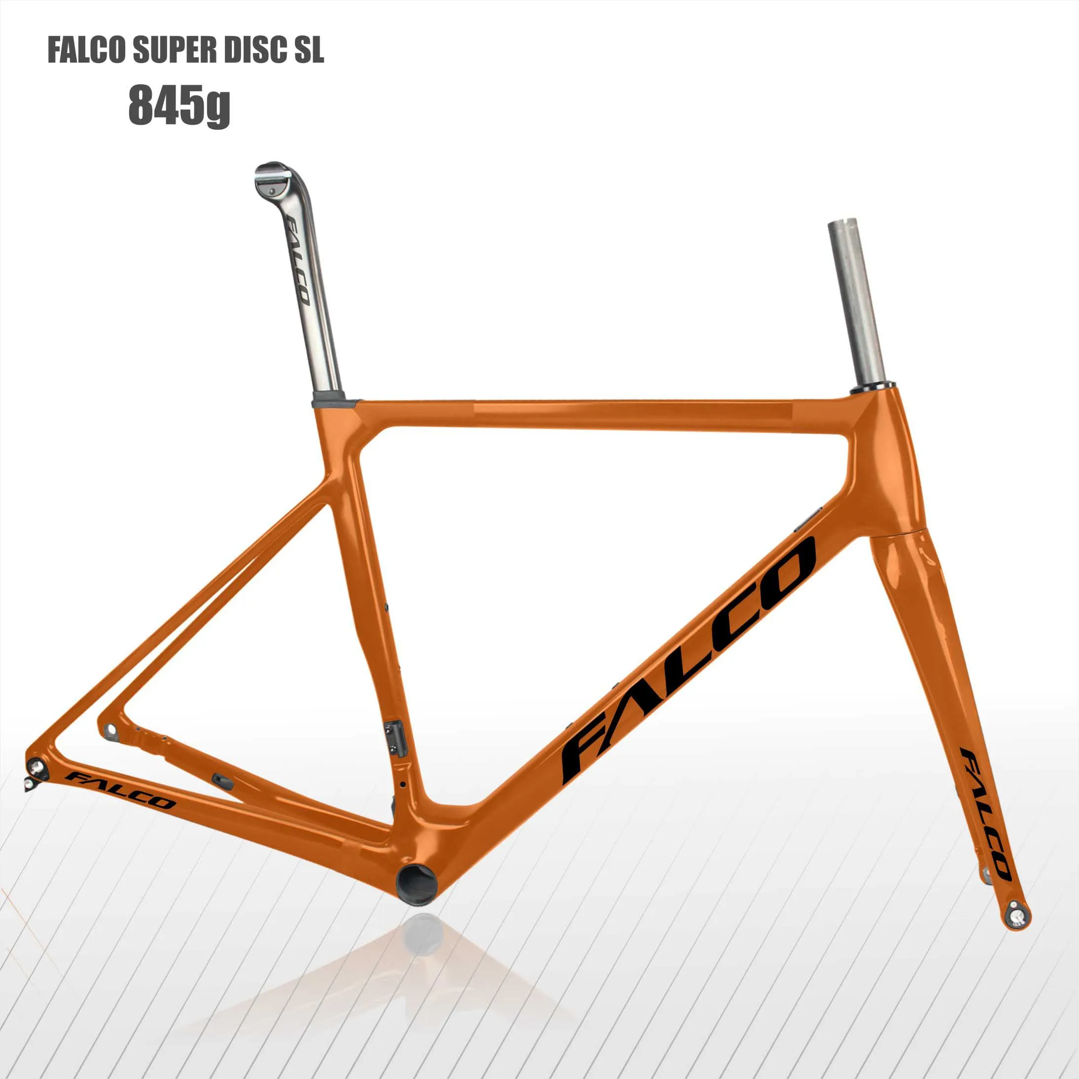 Популярные Углеродные колеса дорожный велосипед рама, FALCO T1000 супер легкий карбоновый велосипед рама, 12*142 мм через ось углерод рама - Цвет: Цвет: желтый