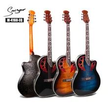 Гитары электрогитара Esp гитара 41 дюймов 24 Лады твердая ель унисекс Акция адаптация Виноградная дыра электро