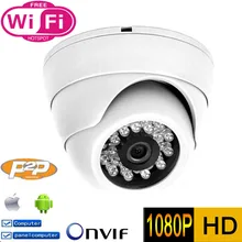 Ip-камера с разрешением 1080 P, Wi-Fi, 2MP, HD, для безопасности, для помещений, CCTV, P2P, камера наблюдения, ONVIF, H.264, IR Cut, сетевая купольная камера ночного видения