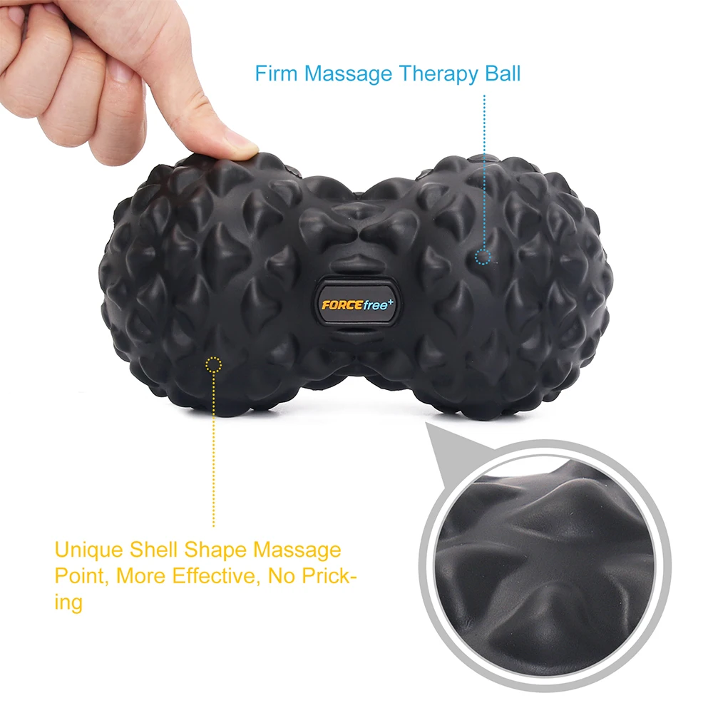 Forcefree+ PU Fitness Ball Therapy Massage Balls Peanut Lacrosse Mobility Ball Deep Tissue for Myofascial Release Yoga Forcefree+ PU Fitness Ball Therapy Massage Balls Peanut Lacrosse Mobility Ball Deep Tissue for Myofascial Release Yoga