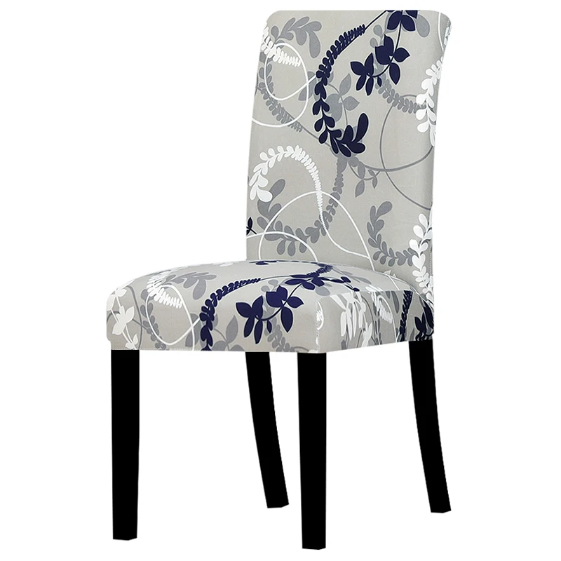 Printed Chair Cover Washable Removable Big Elastic Seat Arm Covers Slipcovers Stretch For Banquet Hotel Office dining room
