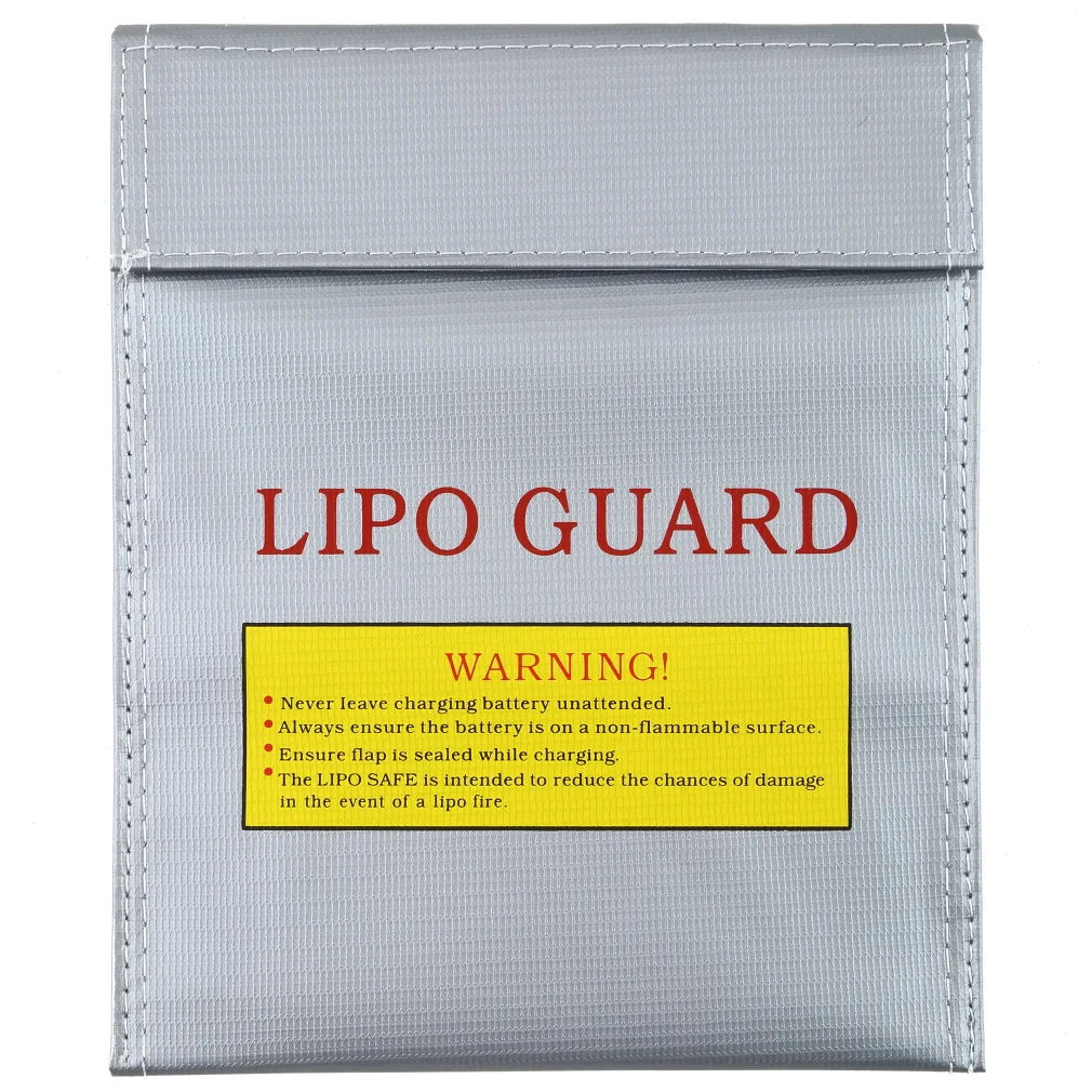 

OCDAY 1Pc Fireproof RC LiPo Battery Safety Bag Safe Guard Charge Sack 180 X230 mm For RC toys Car train Boat For Phone battery