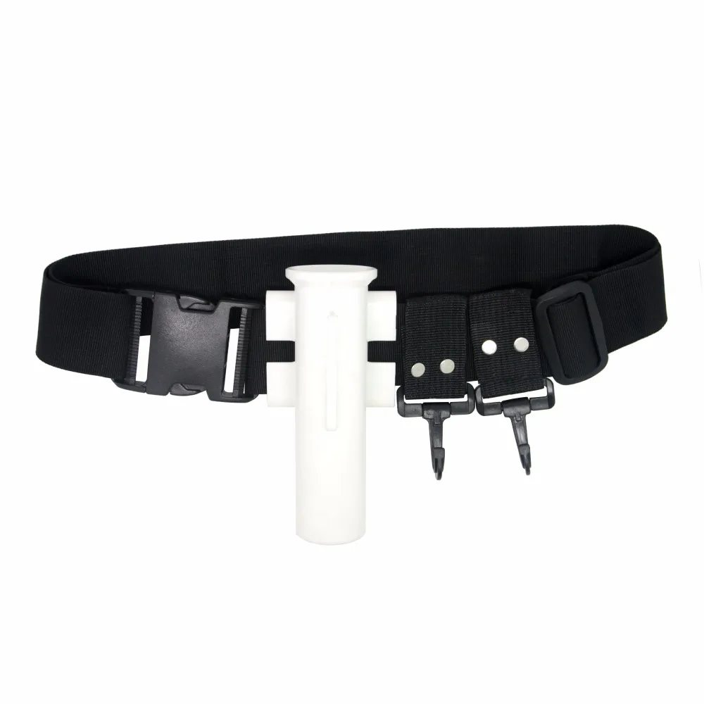 SAMSFX Adjustable Waist Rod Holder Belt Wading Gimbal Fighting Belts