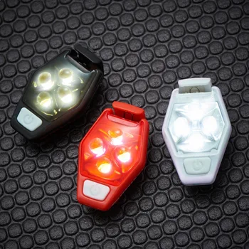 

Bike Cycling Lights Waterproof 5 LED 2 Lasers 3 Modes Bike Tail Light Safety Warning Light Bicycle Rear Bicycle Indicator Light