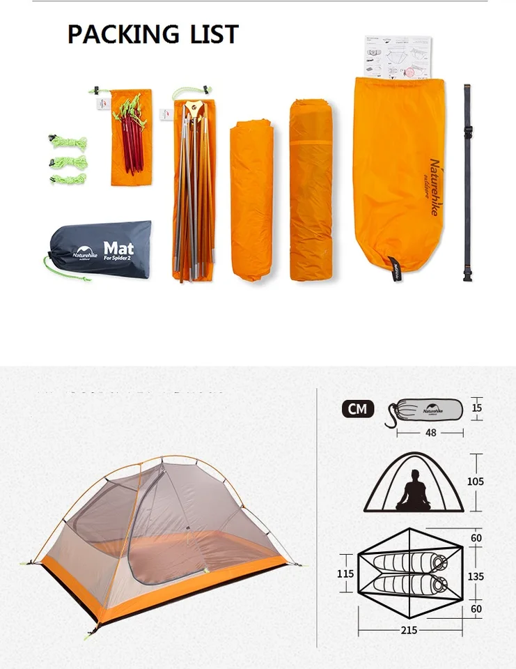 lightweight 2 man tents for cycling