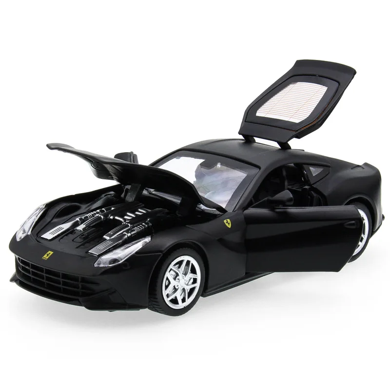 

High Simulation 1:32 F12 JY Diecast Alloy Metal Luxury Racing Car Model Collection Model Pull Back Toys Car Gift Light and Music