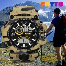 Модные высококачественные многофункциональные спортивные водонепроницаемые электронные часы 30 м, цифровые часы, модные мужские часы gif для спорта на открытом воздухе