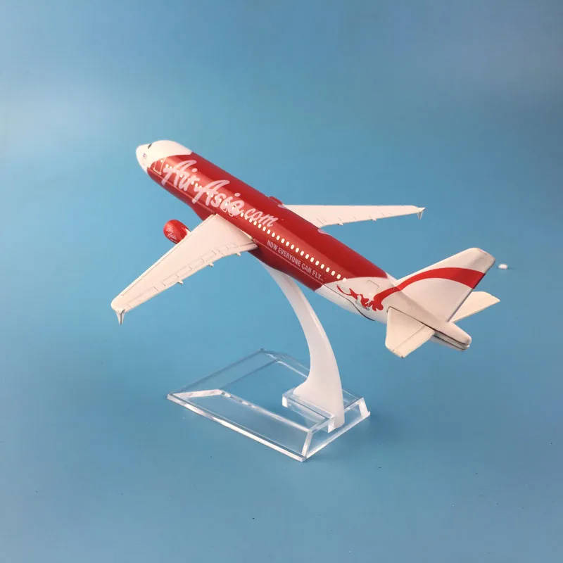 Air Asia Airbus A320 16cm Diecast Metal 1:400 scale Model Plane