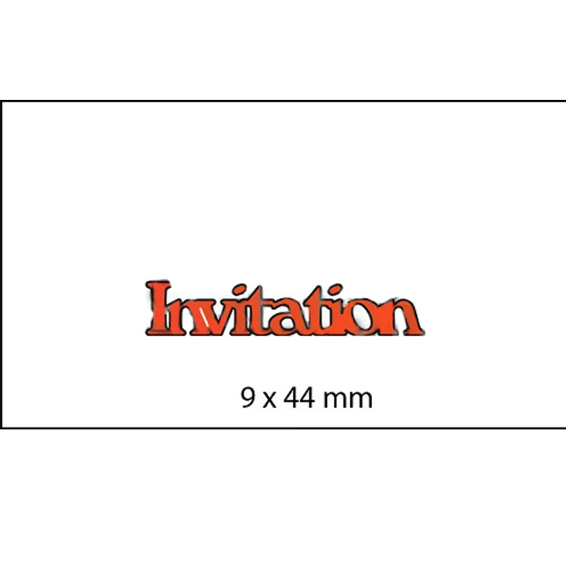 

New French Invitation Metal Cutting Dies Stencils Letters 2019 for DIY Scrapbooking Decorative Embossing Paper Card Crafts Tools