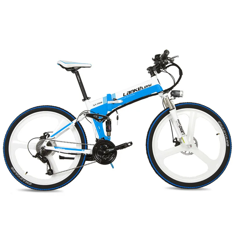 Deals Chance of  Upagraded 26 inches Magnesium Alloy Rim Hidden Lithium Battery E Bicycle Mountain Bike Folding Bike