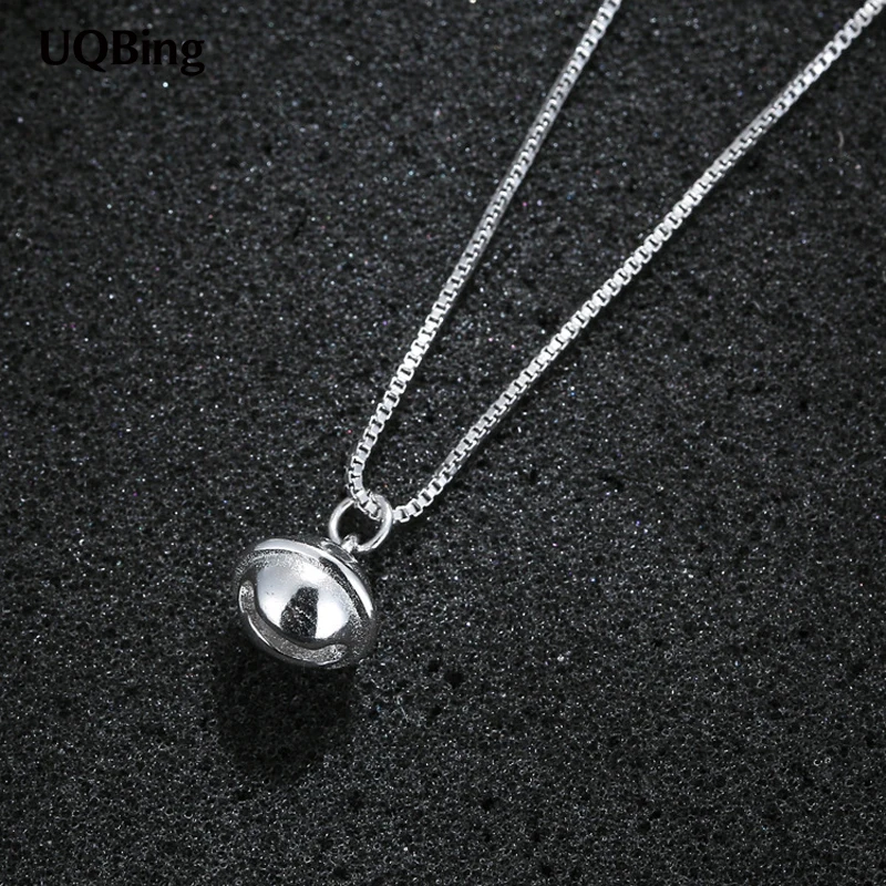 Женская цепочка из серебра 925 пробы с подвеской колокольчиком|silver chain necklace|chain