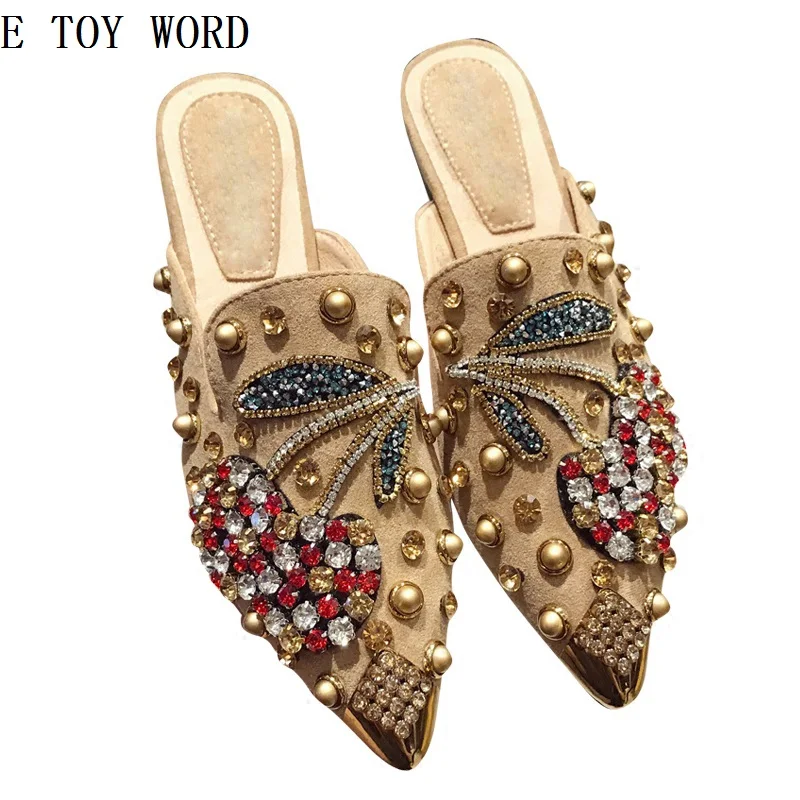 pointed slippers flat