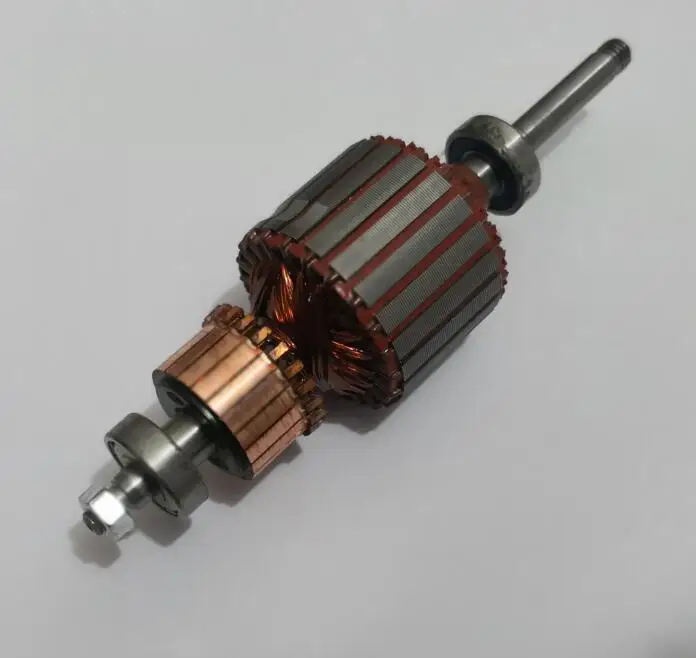 Vacuum Cleaner Parts copper wires motor armature shaft 0.8cm diameter