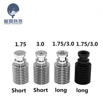 

3D V6 Extruder Radiator Remote All-Metal Long / Short distance Heat Sink Pipe For 1.75mm / 3mm Feeding For 3D Printer
