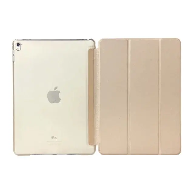 Чехол для Apple iPad Pro 9,7 дюйма для iPad Air 2 чехла. ZAIWJ умный спальный ультра тонкий чехол из искусственной кожи с магнитом для сна - Цвет: gold L 67